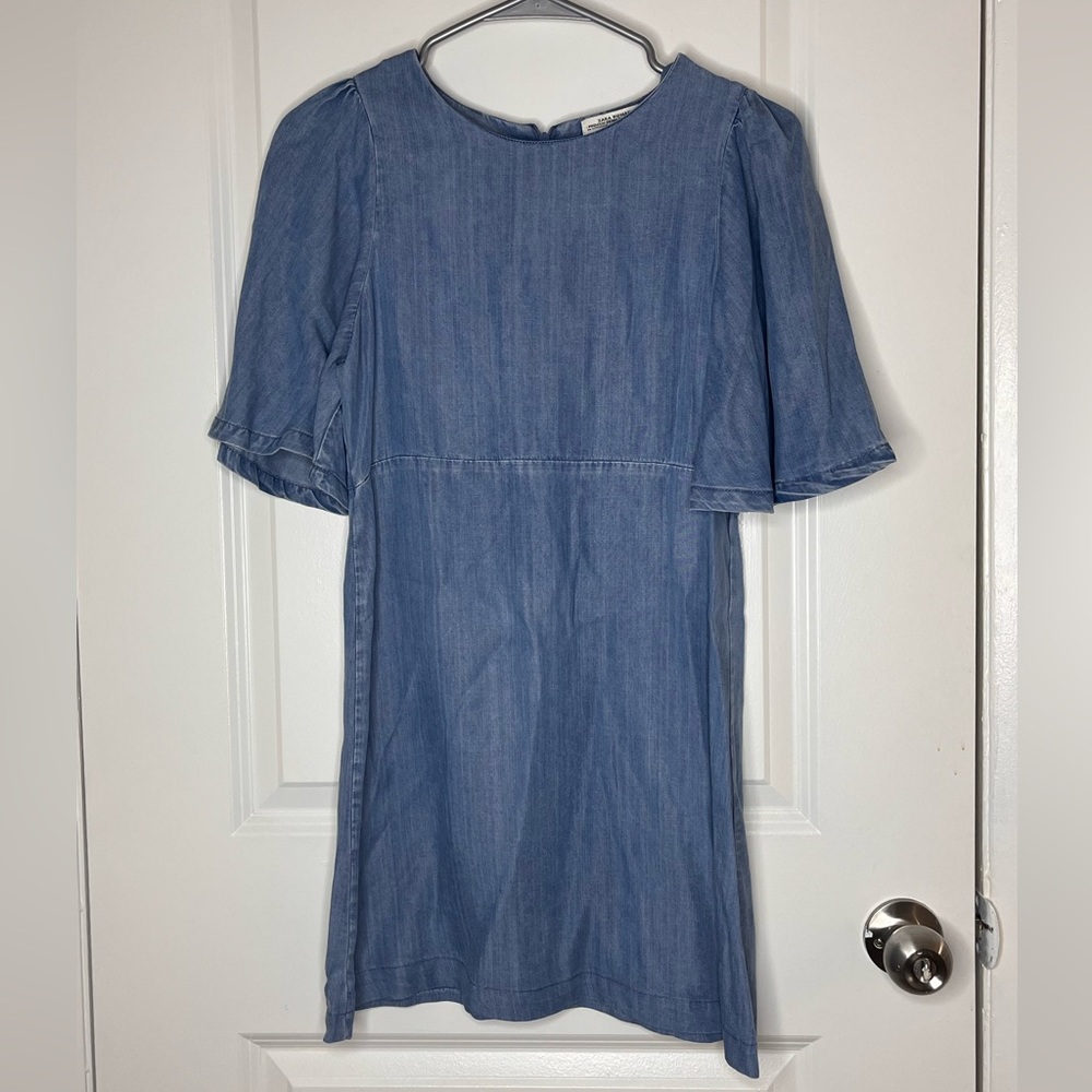 Zara Woman, Premium Denim Collection, Mini Dress